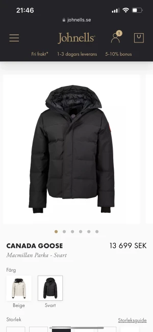 Designerjackor - Canada Goose MacMillan L  Moose Knuckles Cloud 3Q L  EA7 Sweatshirt M