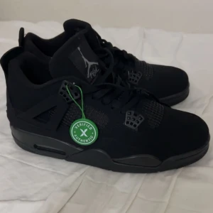 Jordan 4 - Säljer ett par jättefina Jordan 4 Black cats jättesnygga och oanvända 