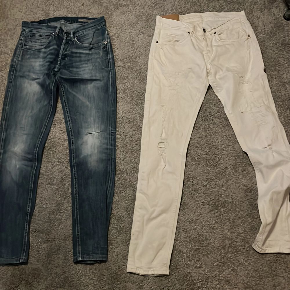 Vit Dondup jeans - Dondup | Plick Second Hand
