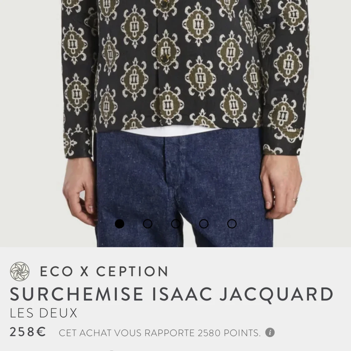 Les deux Isaac overshirt jacka - 90