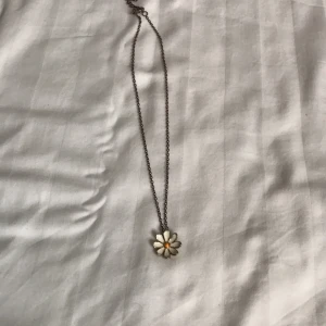 Daisy necklace  - - Daisy necklace (Prästkrage halsband) - Färg: Kopparfärgad chain, vit prästkrage  - Mönster: Prästkrage - Skick: Bra skick  Kontakta mig gärna vid frågor 💕 