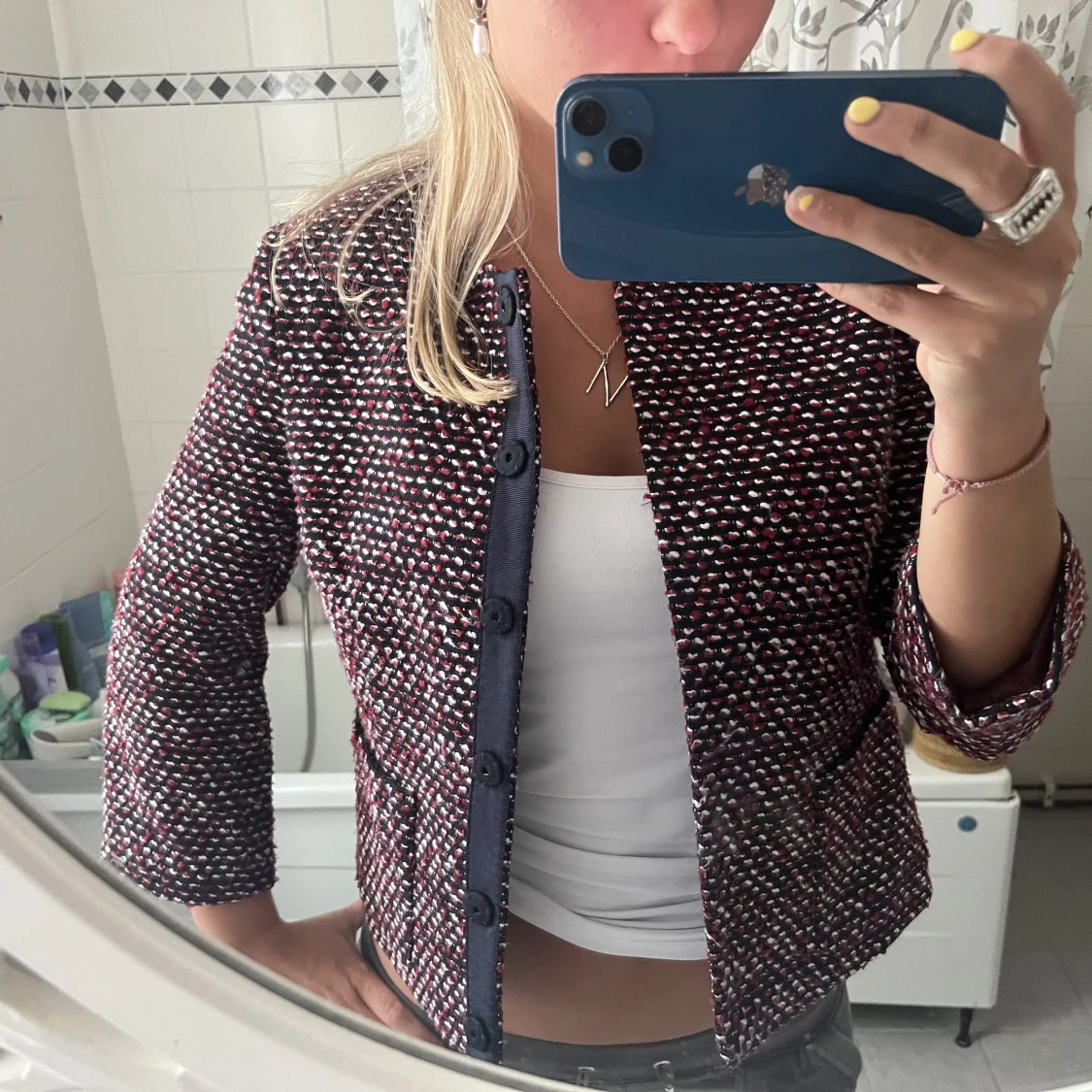 Trekvartsärmad jacka