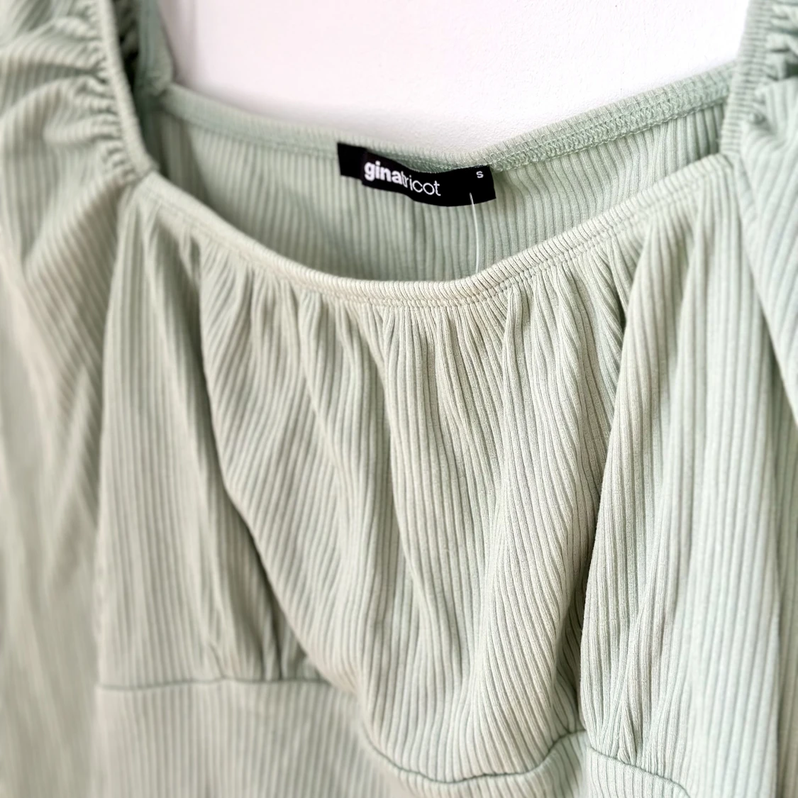 Mintfärgad topp - 90