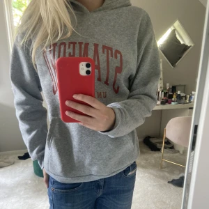 Grå hoodie - Säljer grå hoodie, köptes här på plick. Ganska bra skick! Skriv för frågor 