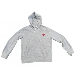 Cdg hoodie  - Grå CDG hoodie i storlek s, använd en gång ser ut som sprillans ny, 3000 nypris 