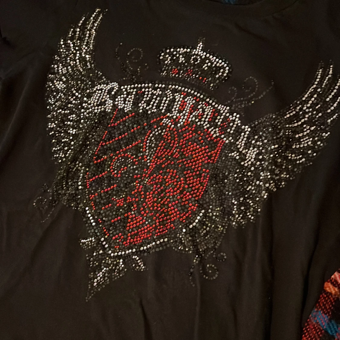 Rhinestone topp - 90