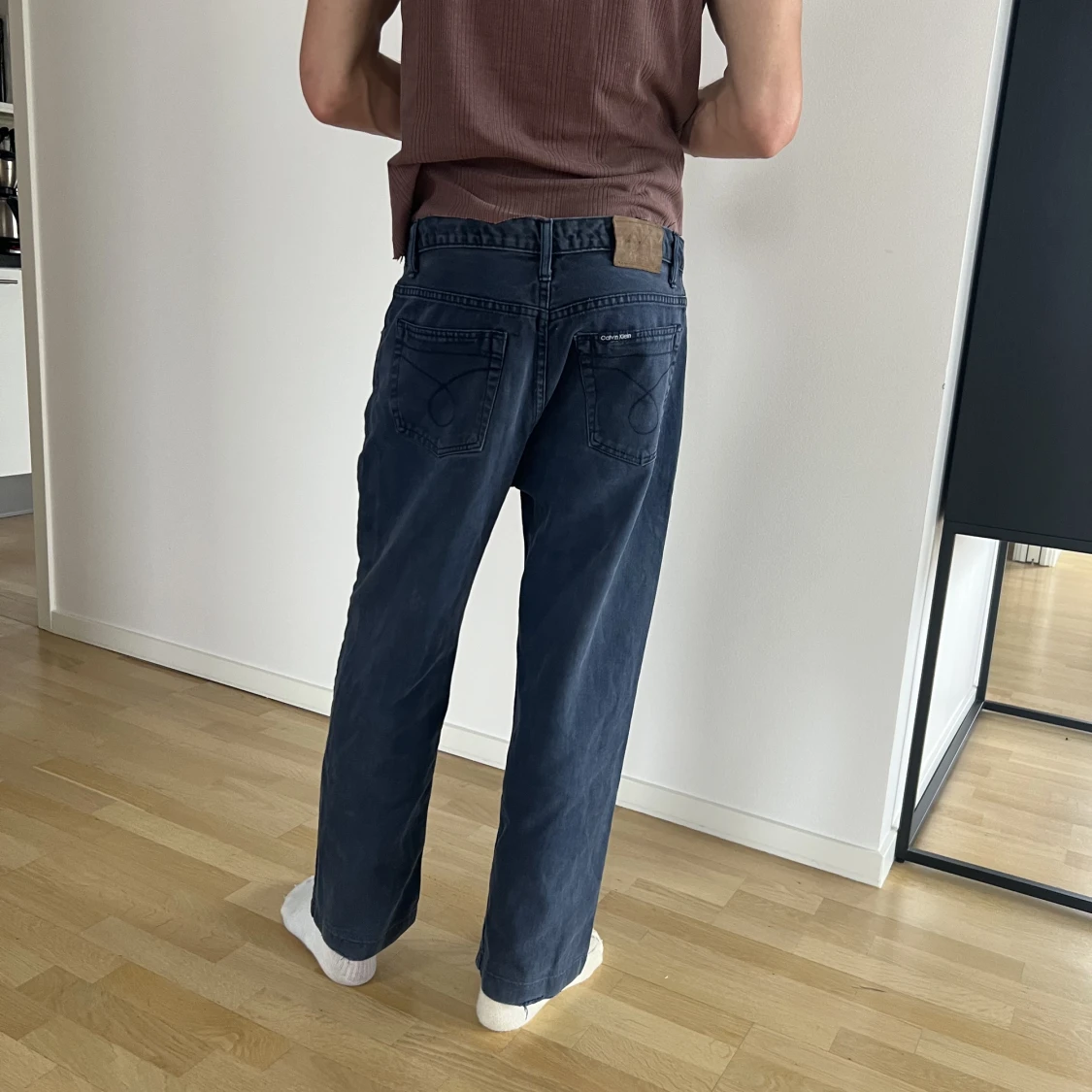 Vintage Blå Calvin Klein jeans - 91