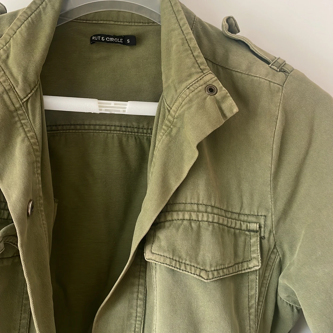 Grön denimjacka - 90