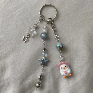 Nyckelring  - Den är handgjord. Skriv om ni har frågor eller vill köpa.