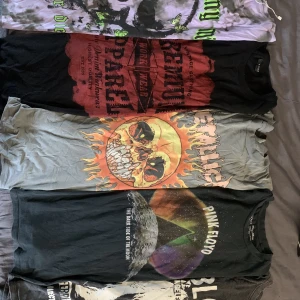5pack tshirts - 5 tshirts, Metallica, Pink Floyd, Blondie
