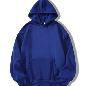 Blå hoodie - Kungsblå hoodie. Aldrig använd - nyskick. Skriv för fler bilder 😊