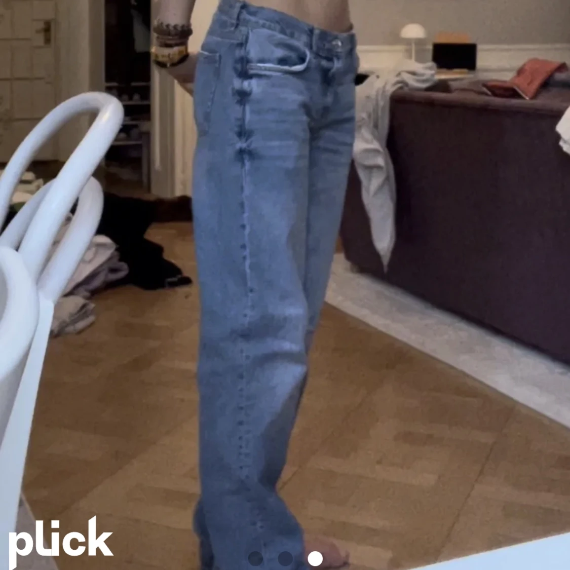 jeans från gina tricot LÅGMIDJADE MIDWAIST - 91