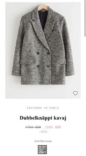 Vårjacka vårkavaj other stories - Fin kavaj som jag använt som jacka under våren. Fint skick, lite luddig kanske. I merinoull! Strl 36. 