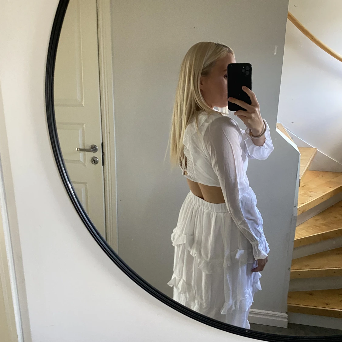 Vit maxiklänning - 91