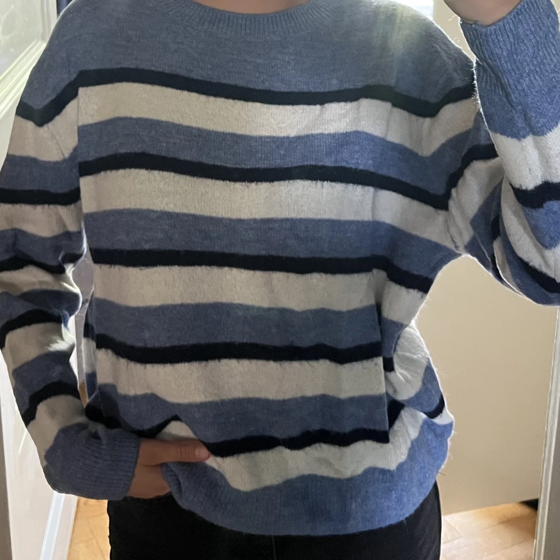 Sickad randig tröja - 91