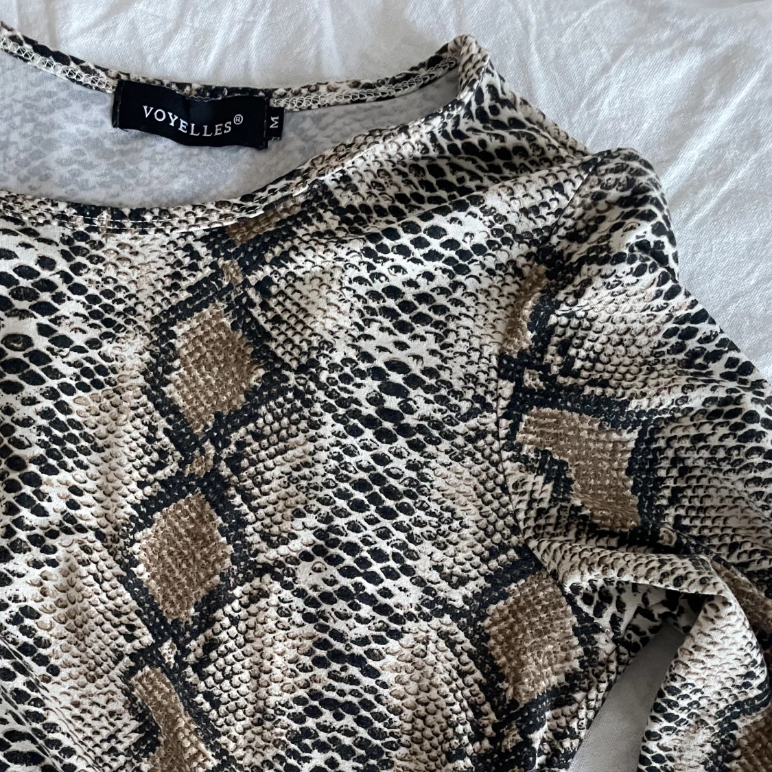 Leopardmönstrad topp  - 91