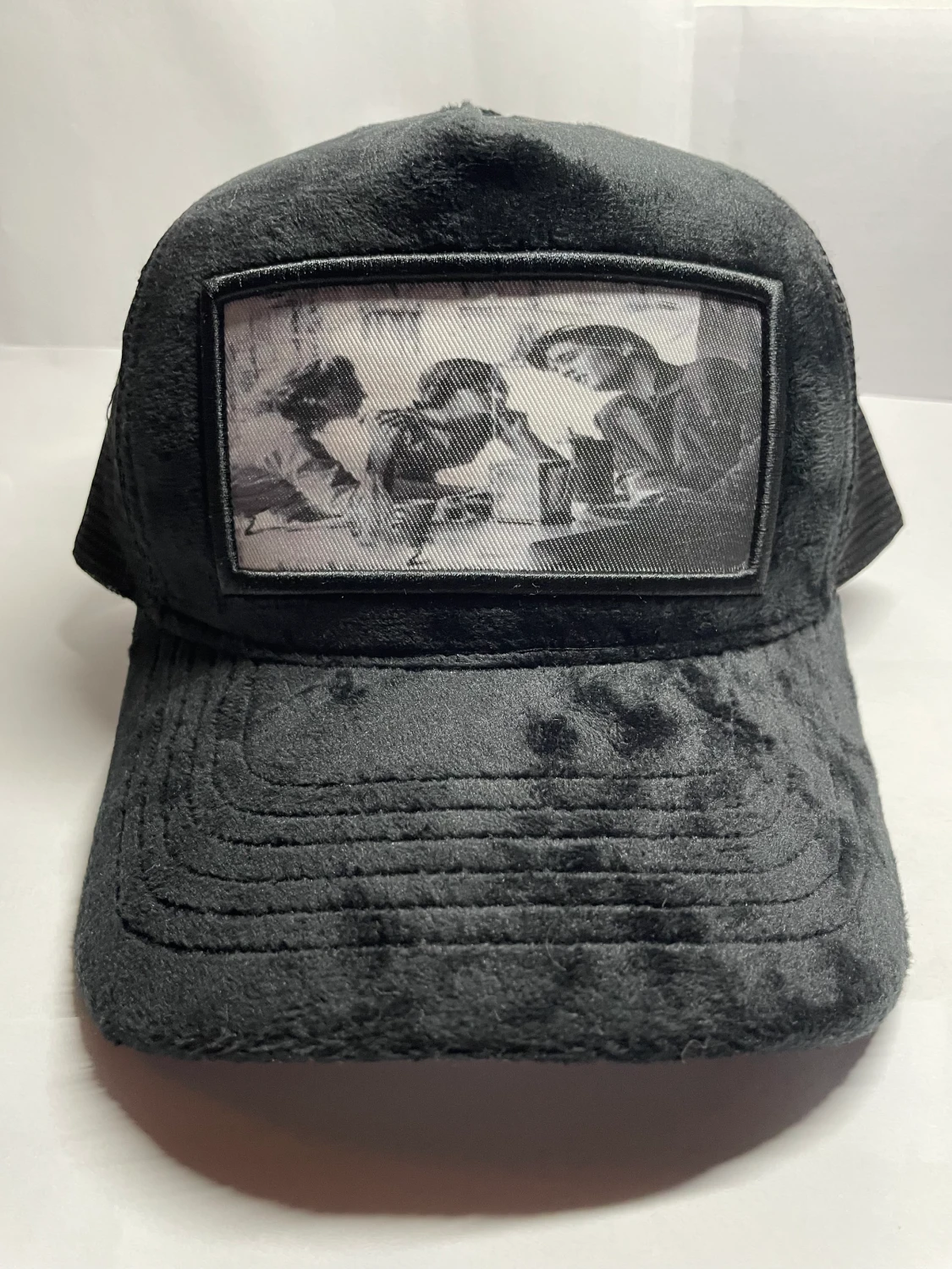 Velvet keps av familjlo 