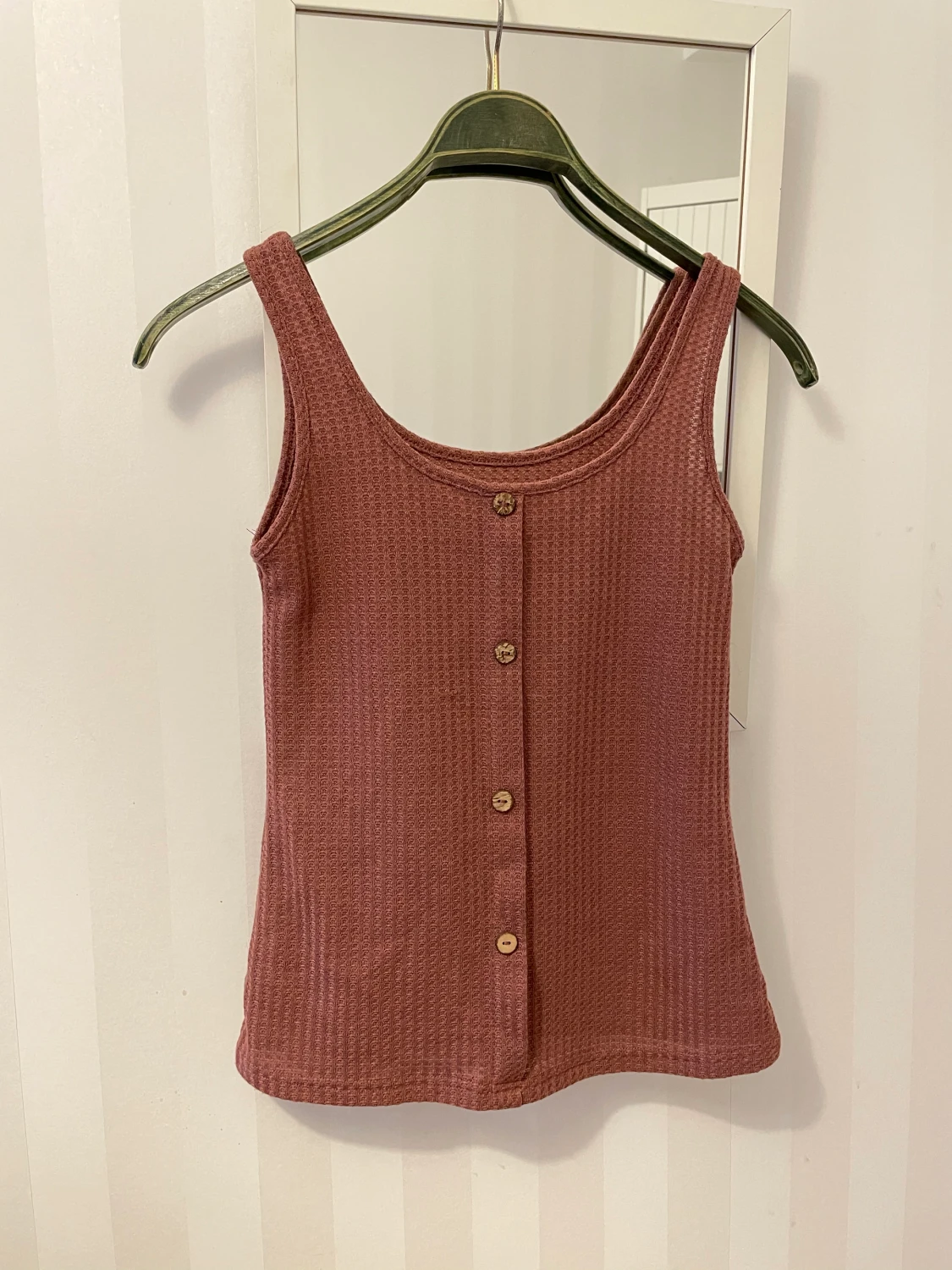 Stickat topp storlek S