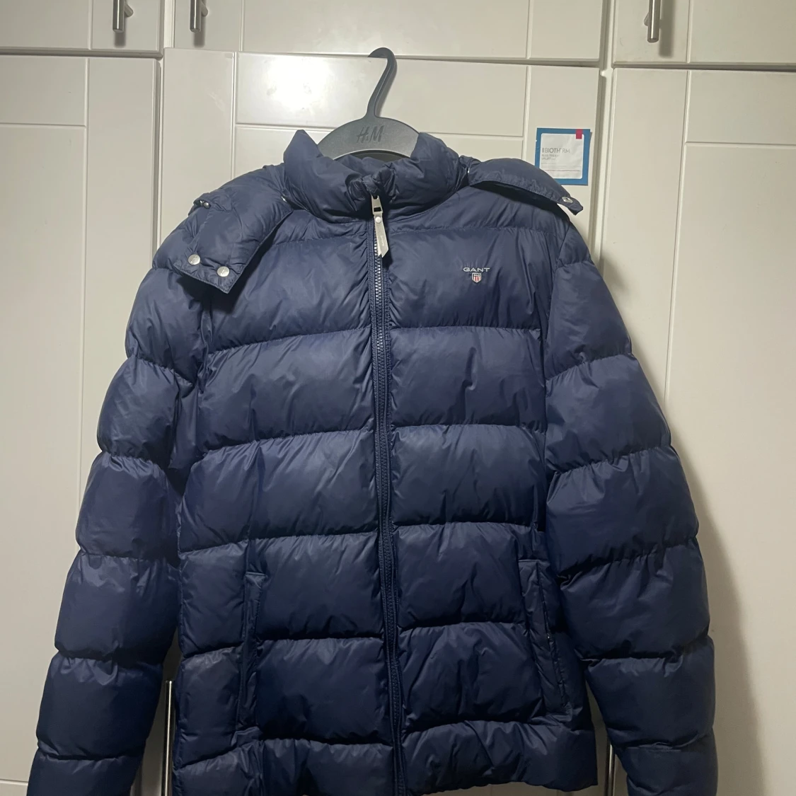 Gant jacka marinblå