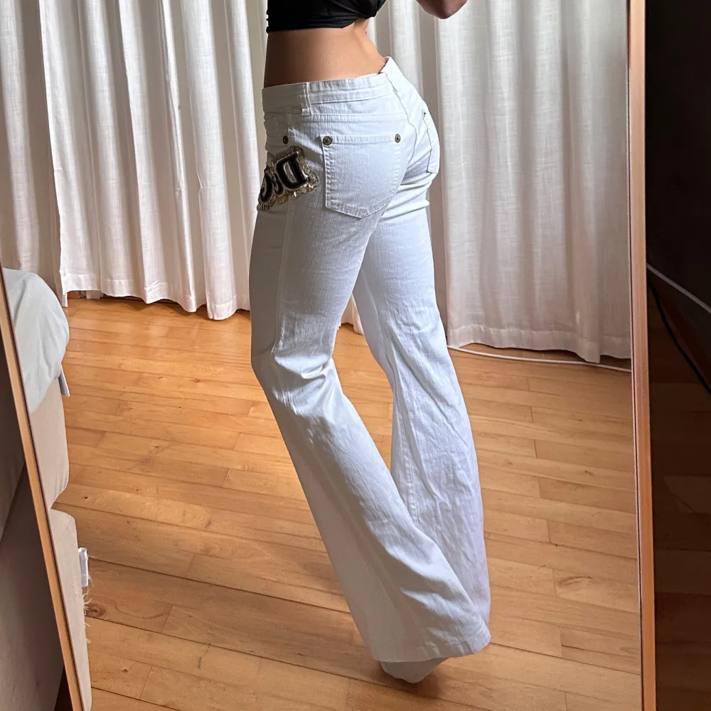 Vintage lågmidjade bootcut jeans💓midja 41 innerben 81 jae 165. Jeans & Byxor.