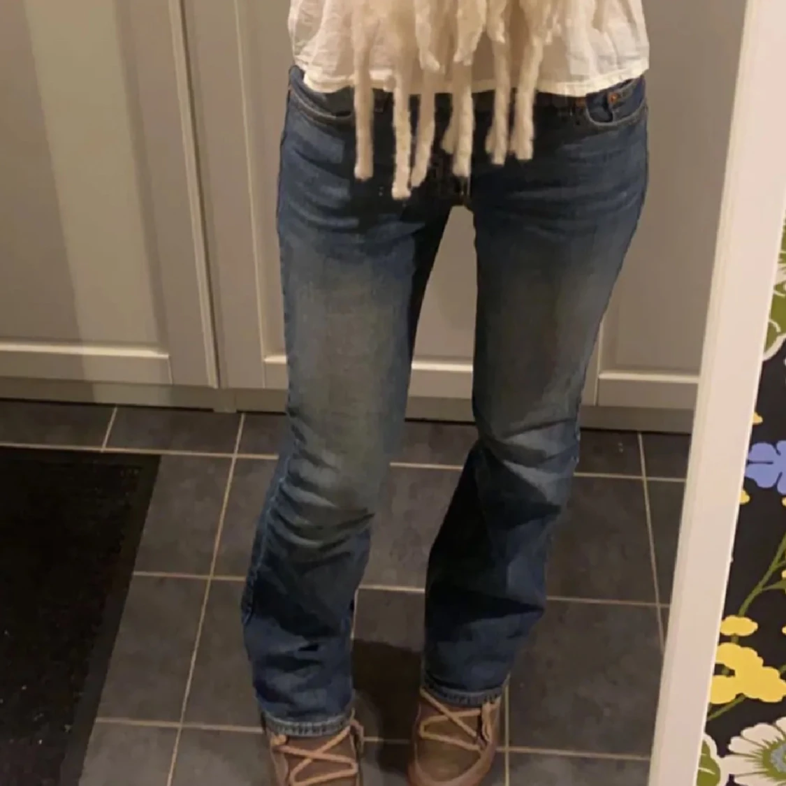 Lågmidjade Bootcut jeans - 90