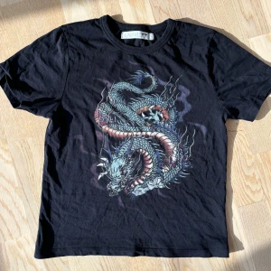 Tshirt med draktryck - Supercool t-shirt från junkyard med tryck av en drake!🌟Superfint skick😇