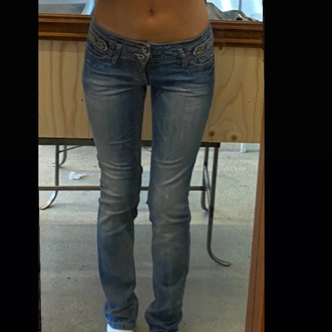 Lågmidjade skinny jeans