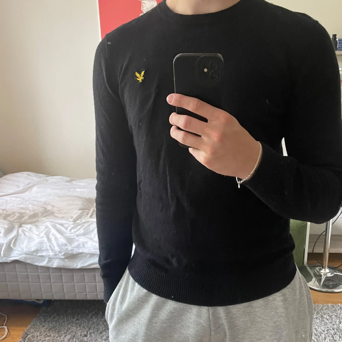 Svart tröja från Lyle & Scott - 91