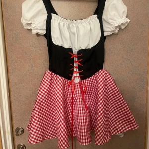 Dirndl - Röd oktoberfest Dirndl. Utmärkt skick (bara testad inte använd. Frakt ingår. Pris kan diskuteras. ❤️