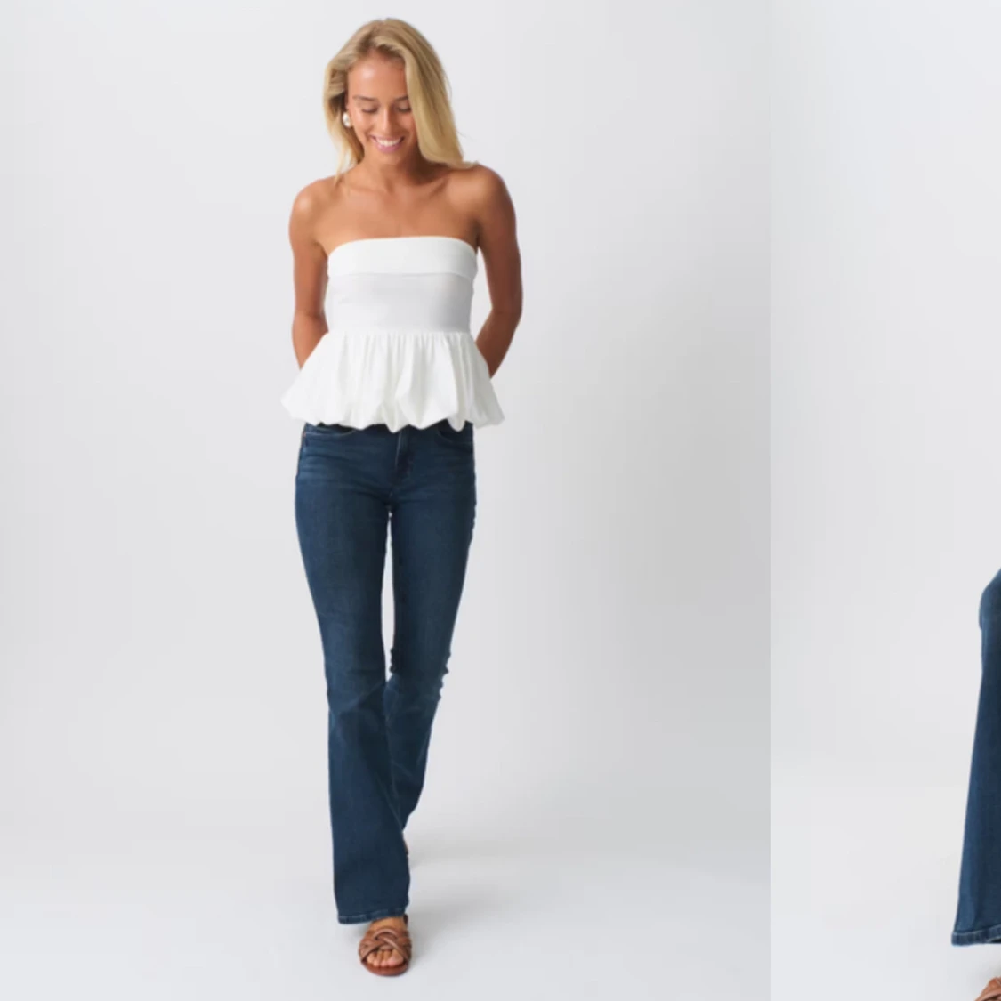 Low waist bootcut jeans Gina Tricot