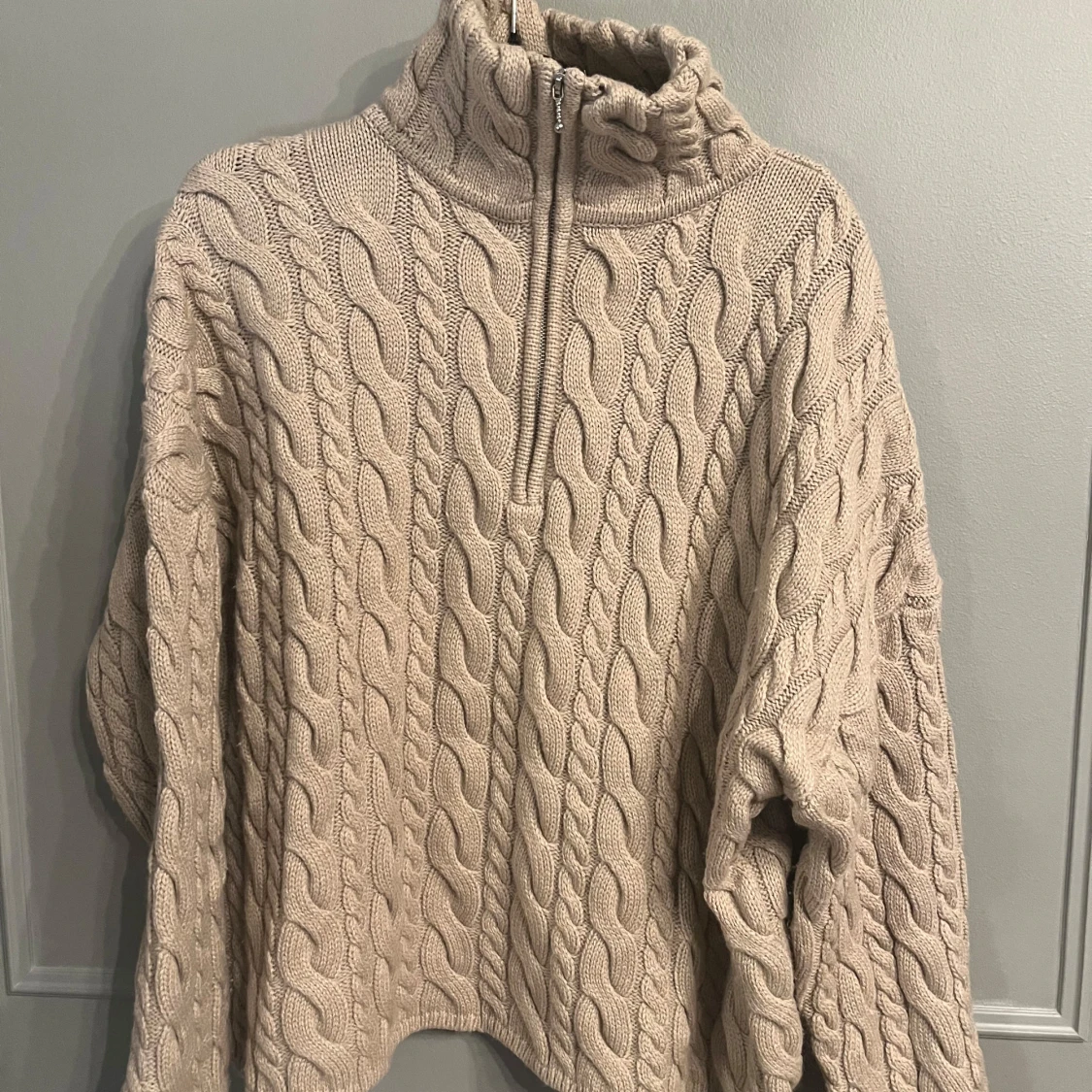 Stickad Tröja Oversized