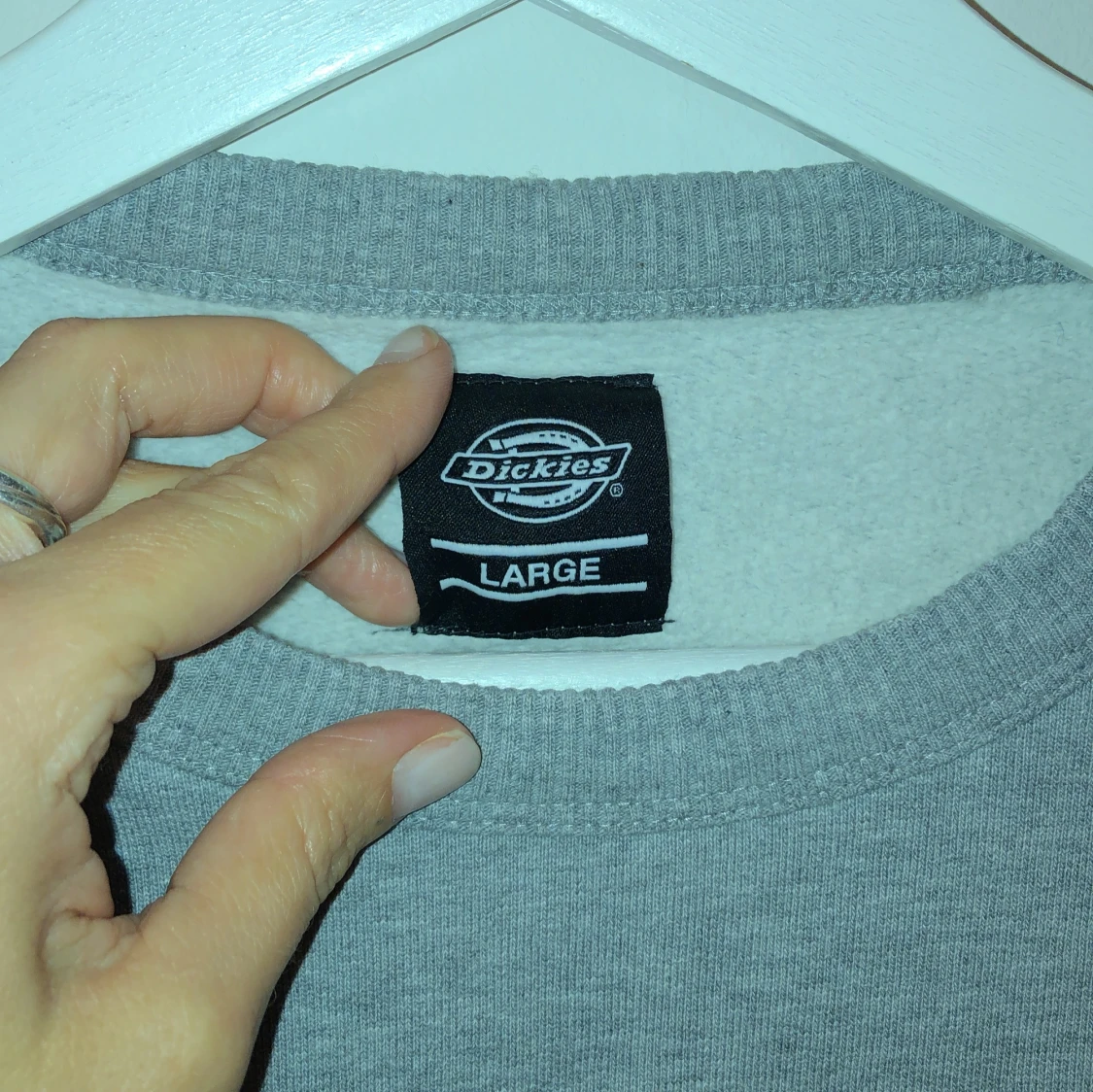 Grå sweatshirt Dickies strlk large  - 90