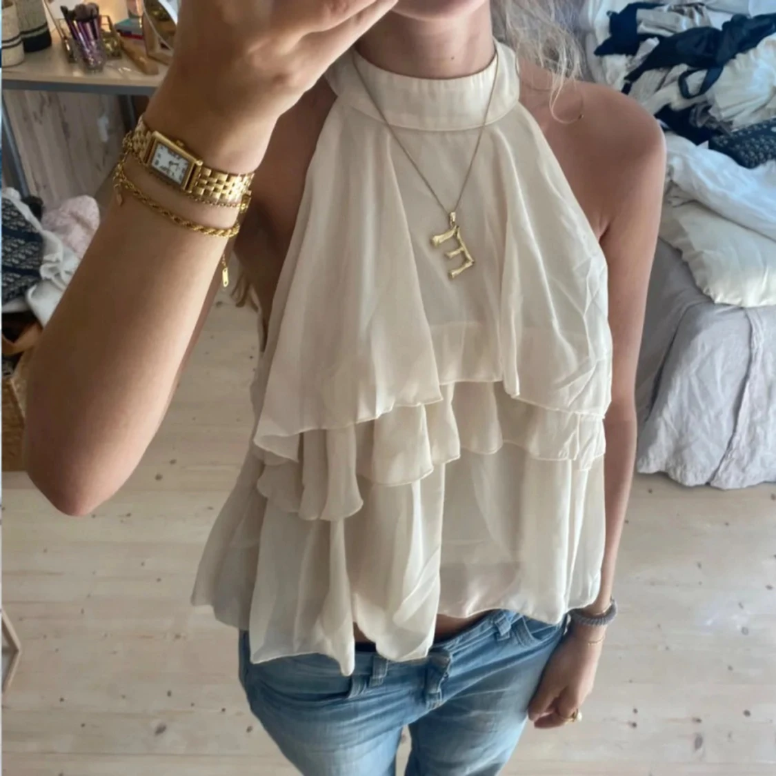 Halterneck topp - 91