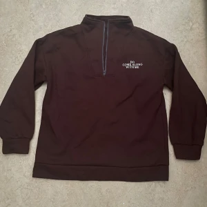 Brun tröja med dragkedja - Nästan oanvänd, bra skick inga fläckar, passform är M på mig (kille) 