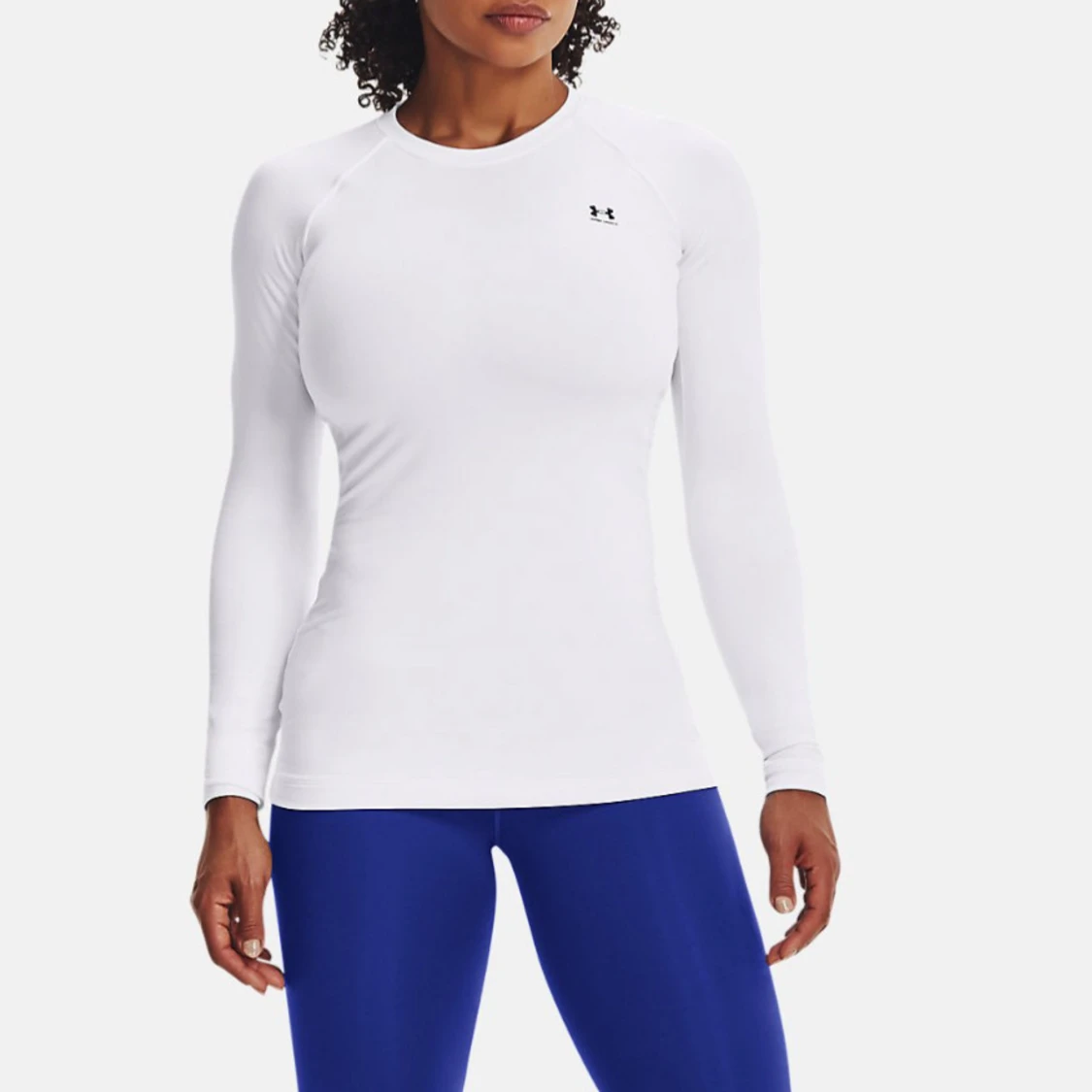 Vit långärmad tröja från Under Armour