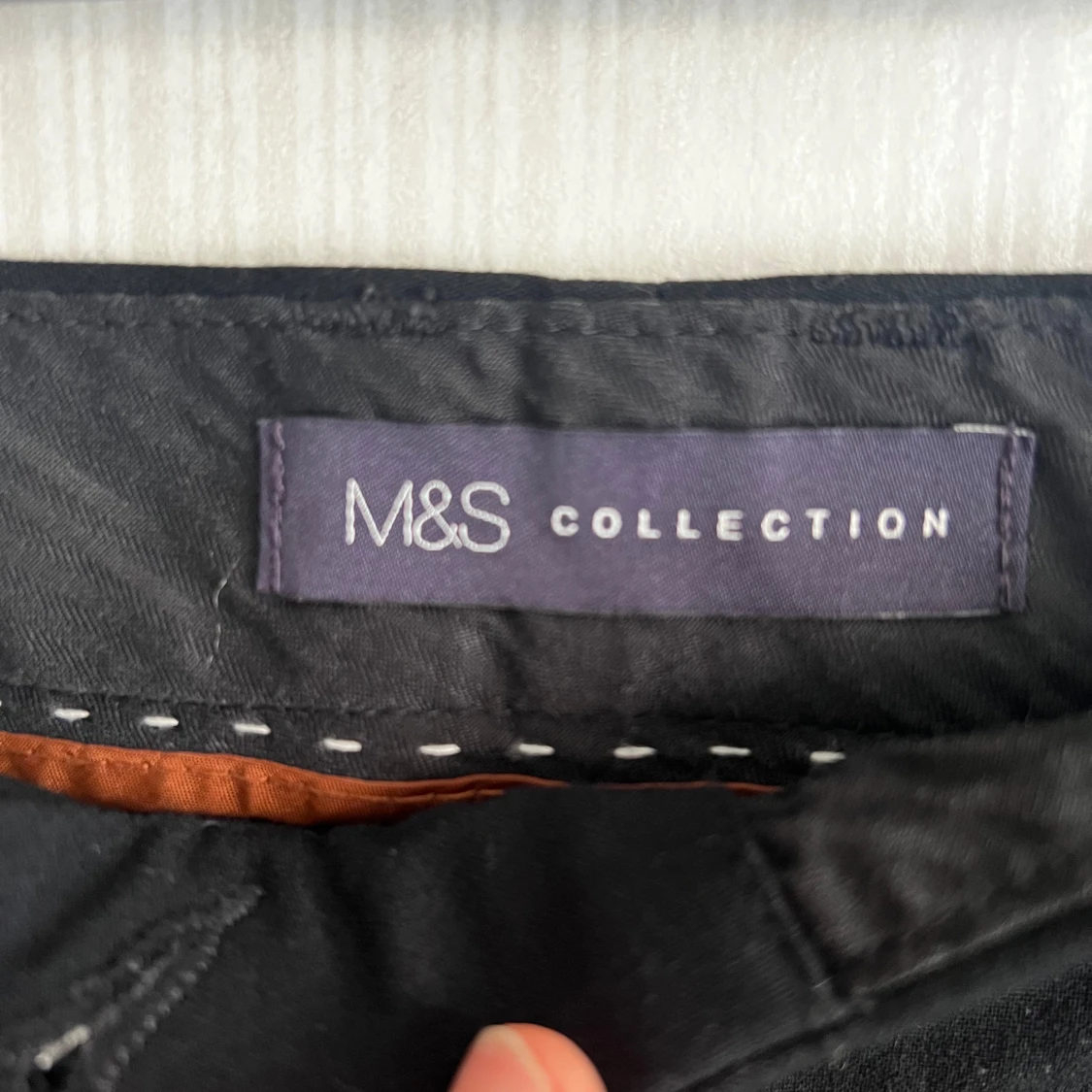 Svarta kostymbyxor från M&S Collection - 1