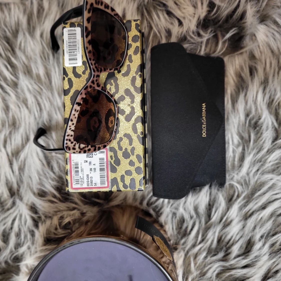 Leopardmönstrade solglasögon från Dolce & Gabbana - 91