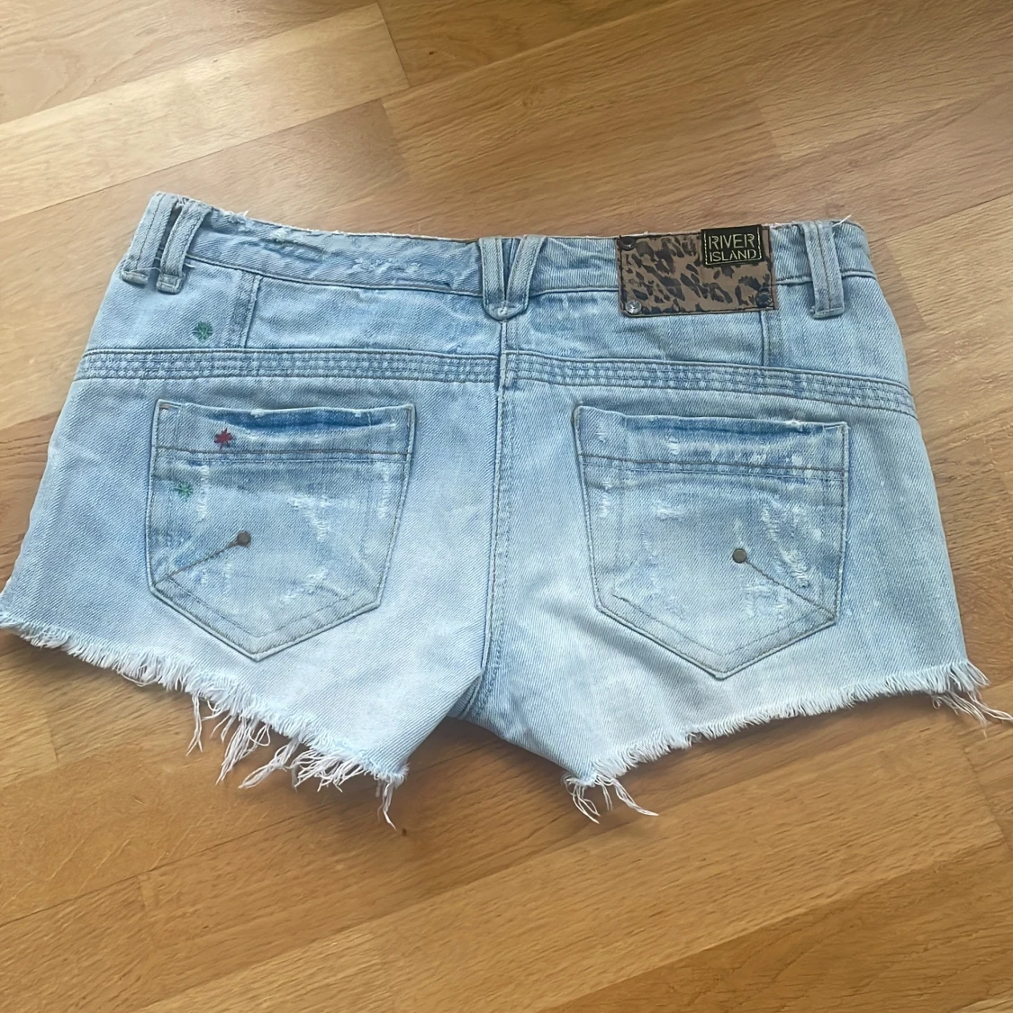 Ljusa jeansshorts från River Island - 1