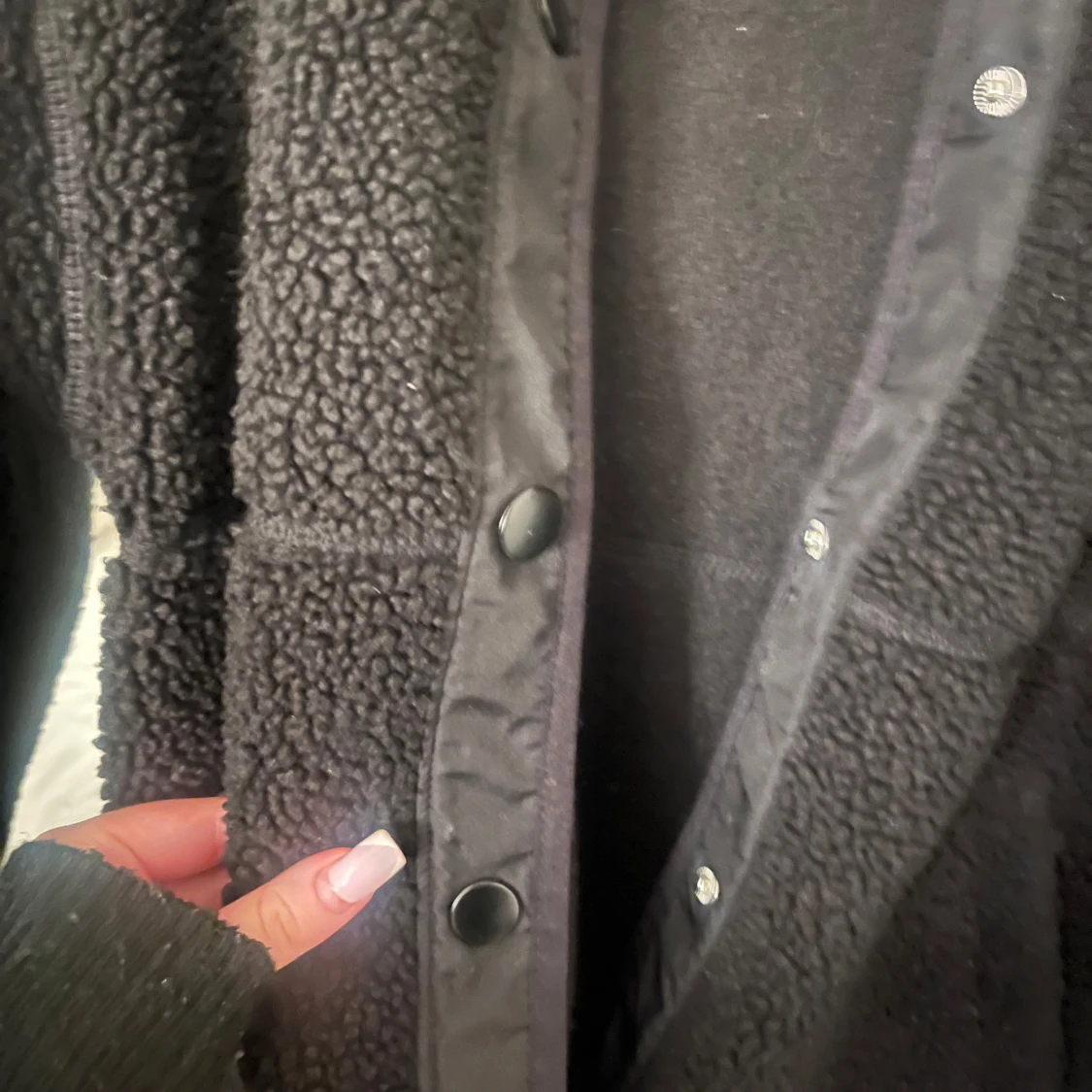 Svart teddyjacka - 2