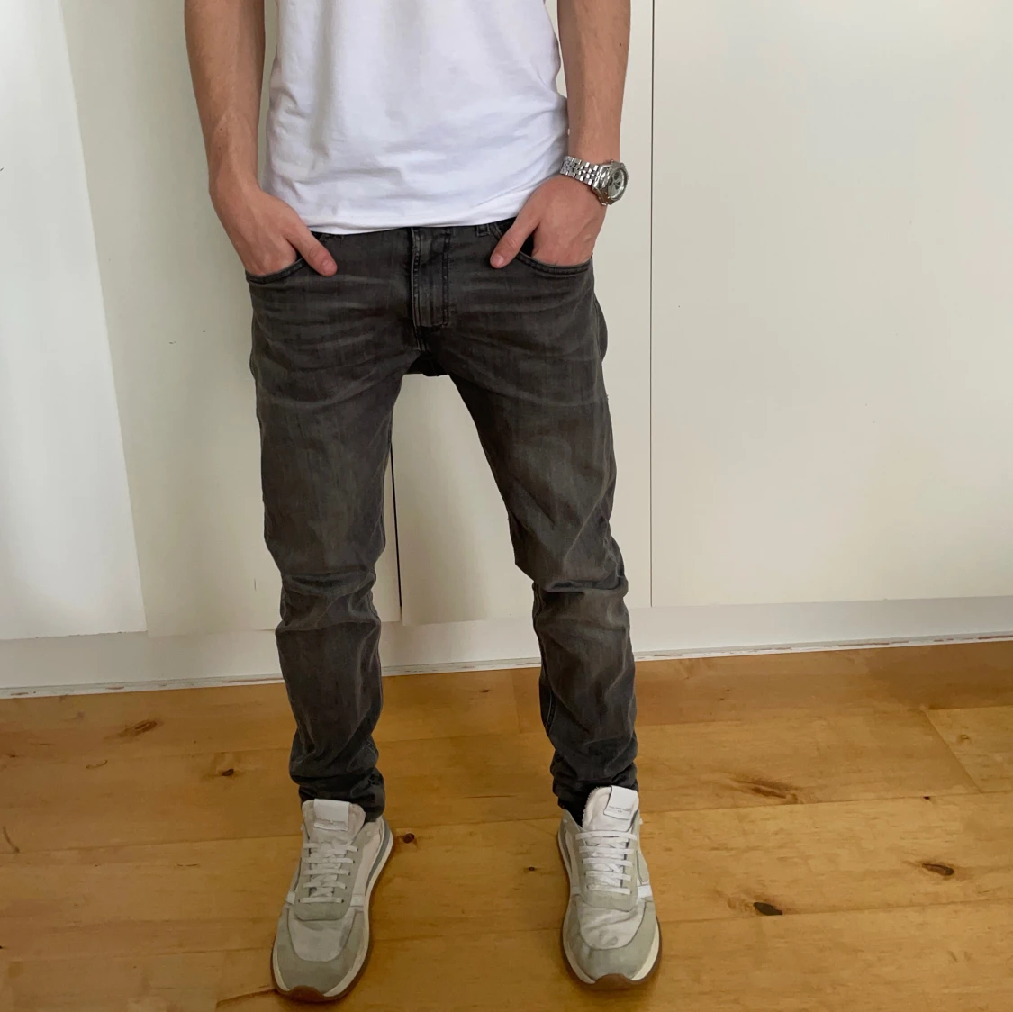 Grå replay jeans  - 1