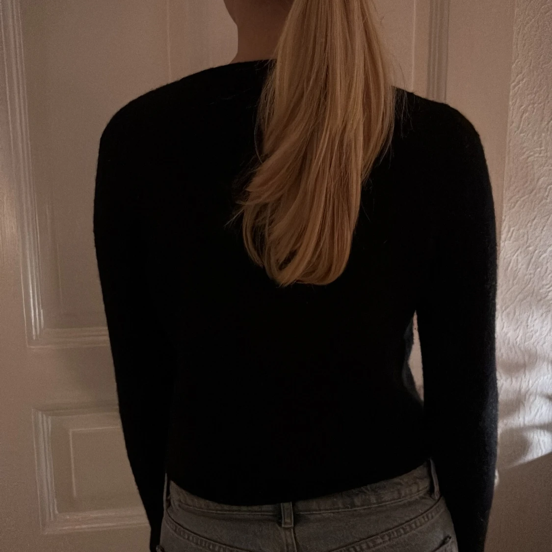 Svart croppad kofta - 1