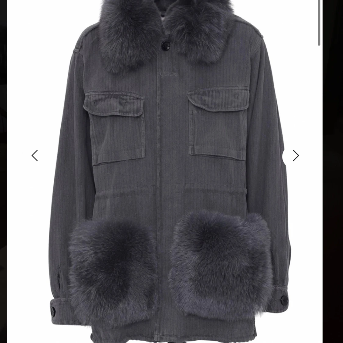 Custommade jacka grå