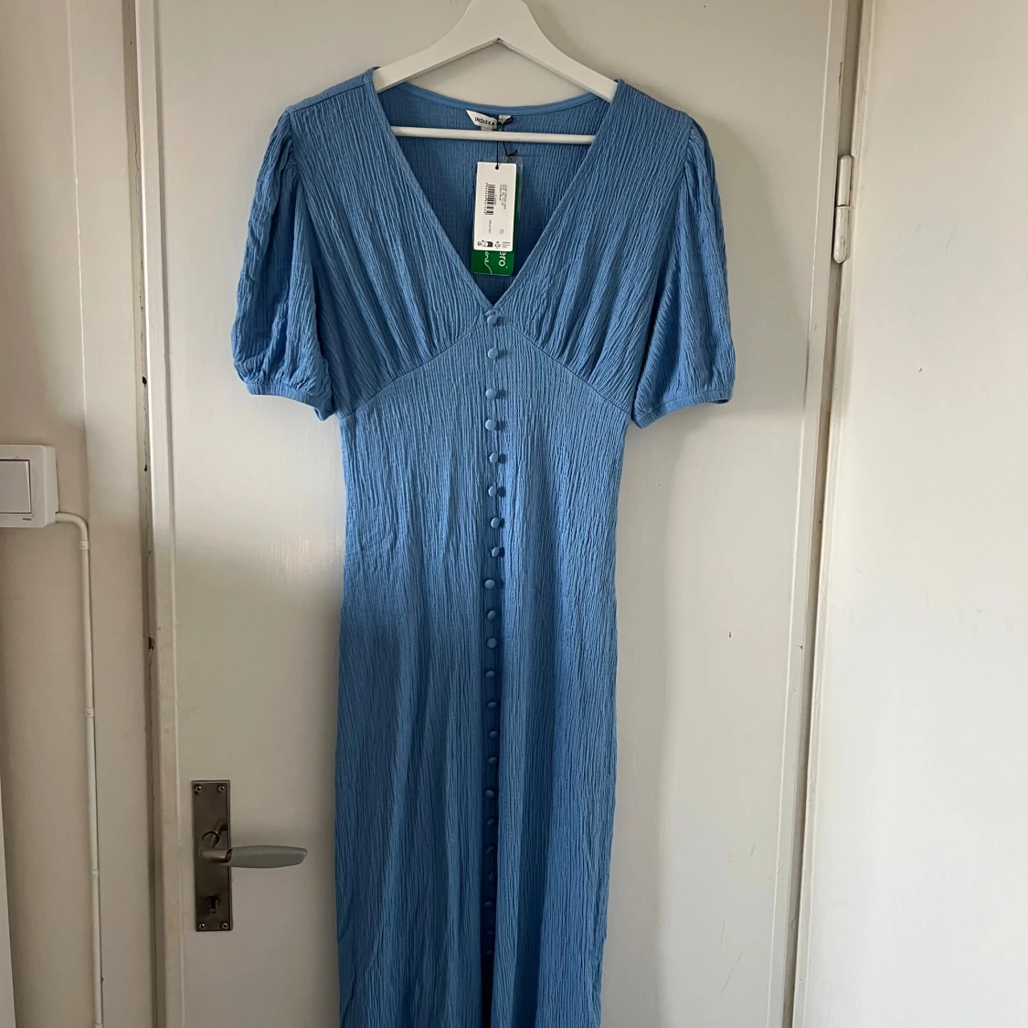 Blå klänning från Indiska