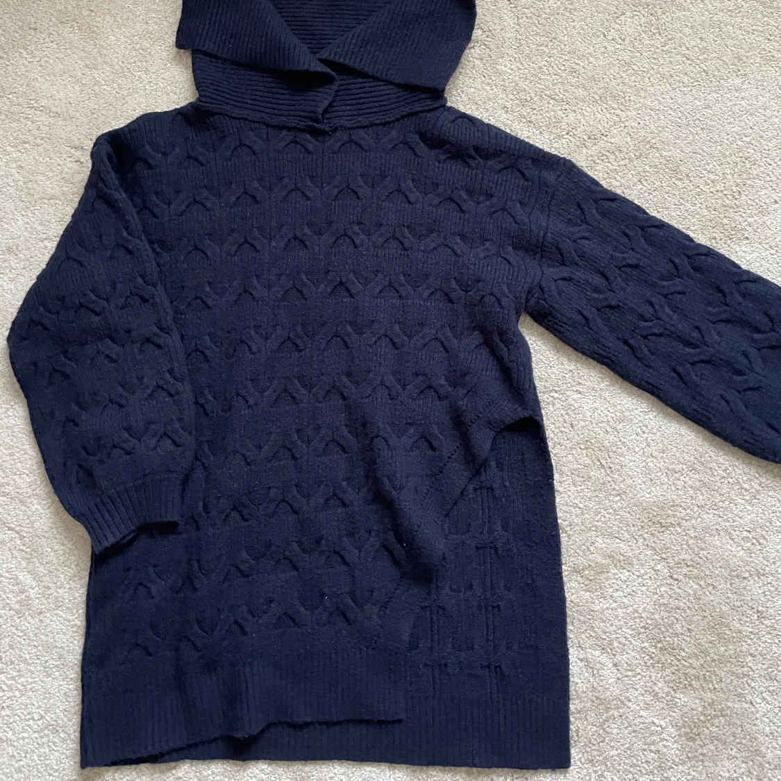 Svart stickad polotröja M ZARA - 93