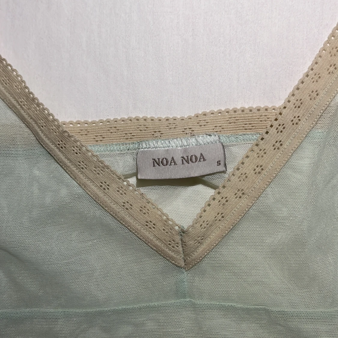 Mintgrönt nattlinne i mesh från Noa Noa - 91