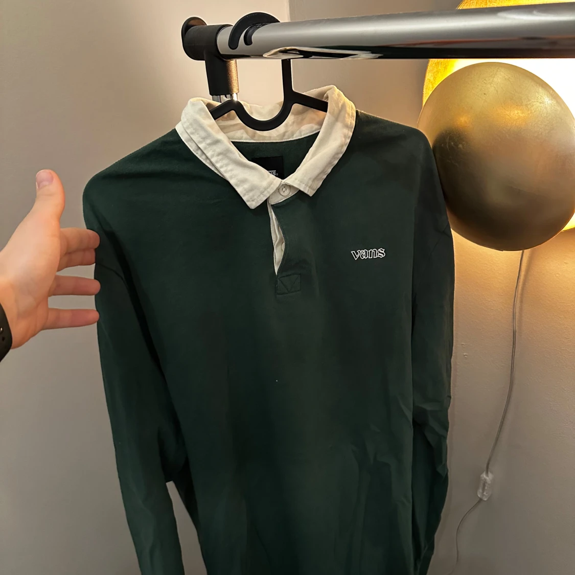 Grön långärmad pikétröja från Vans