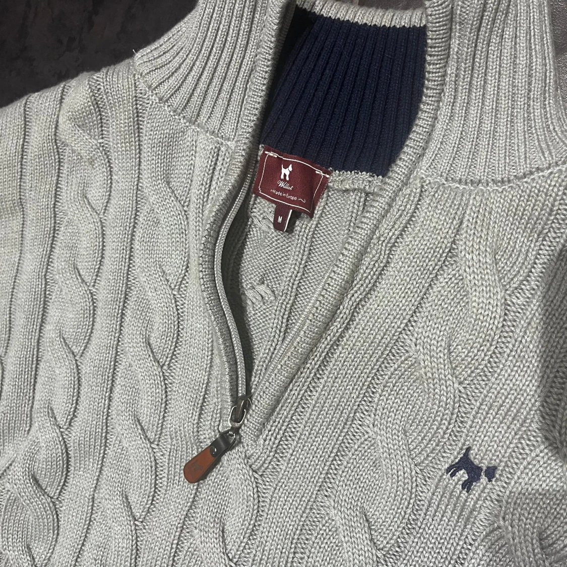 Williot half zip grå - 1