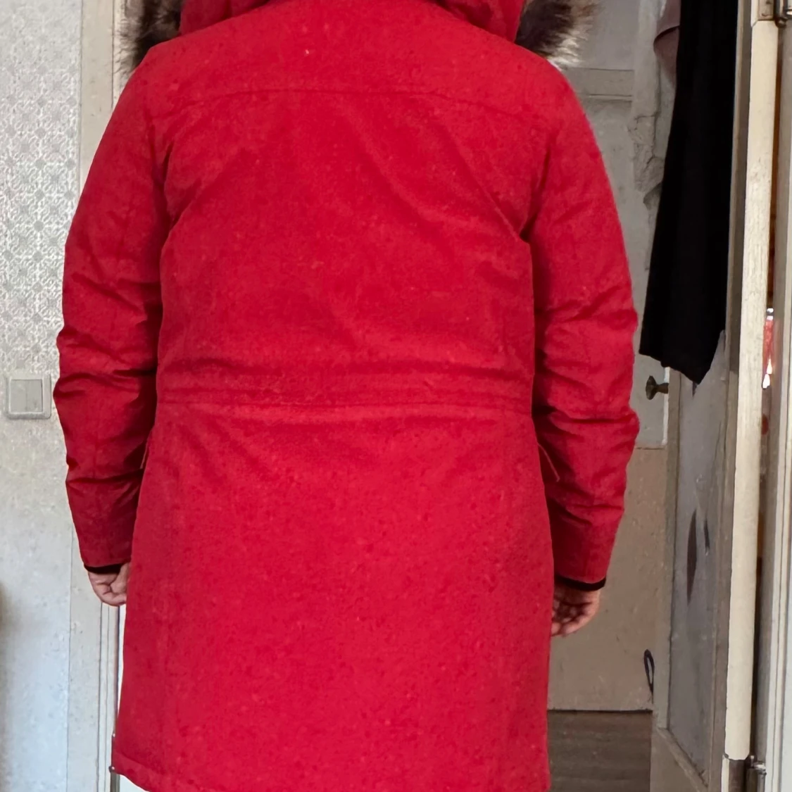 Röd parkajacka från ONLY - 2