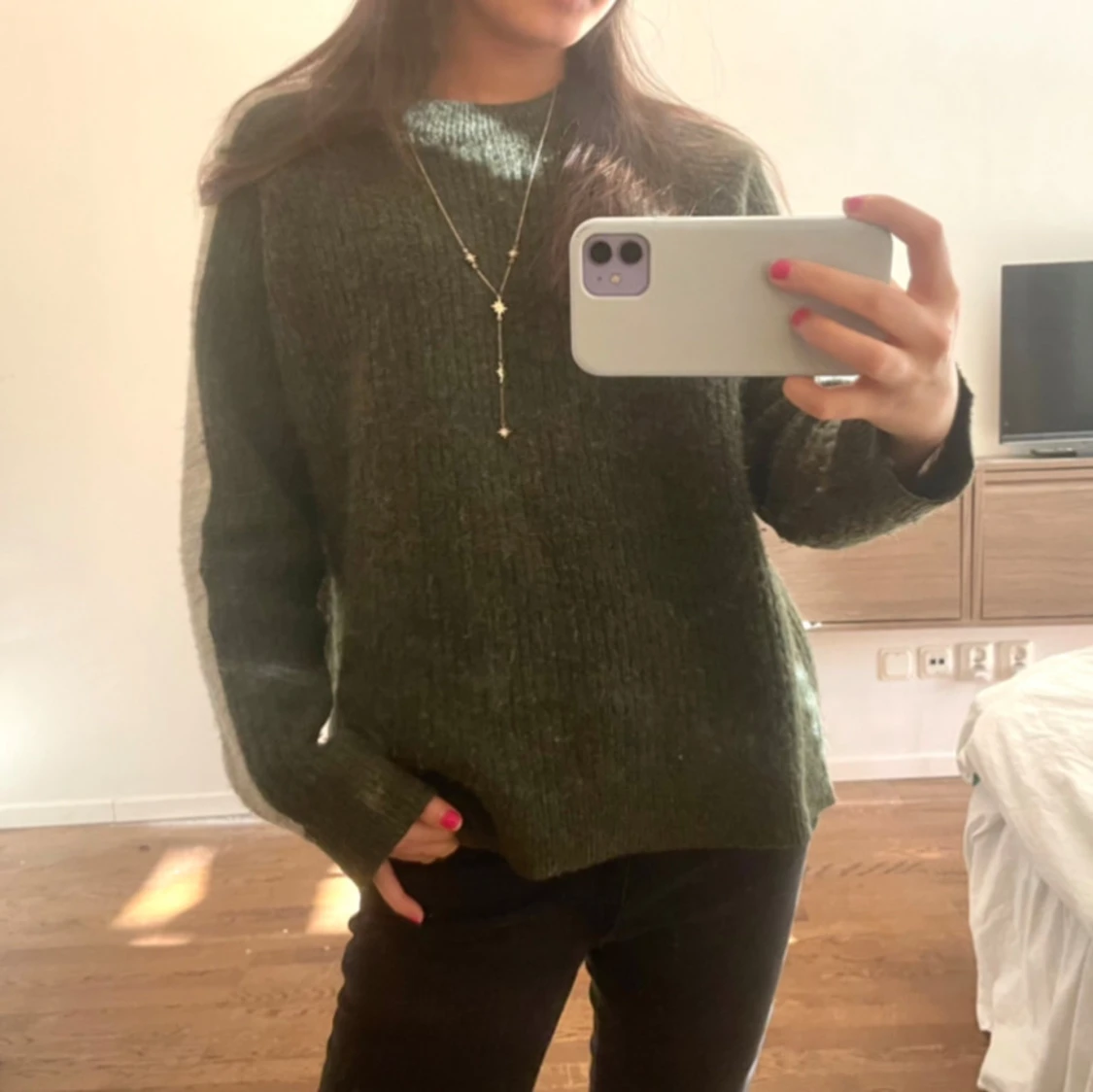 Envii mohair/wool stickad - 1