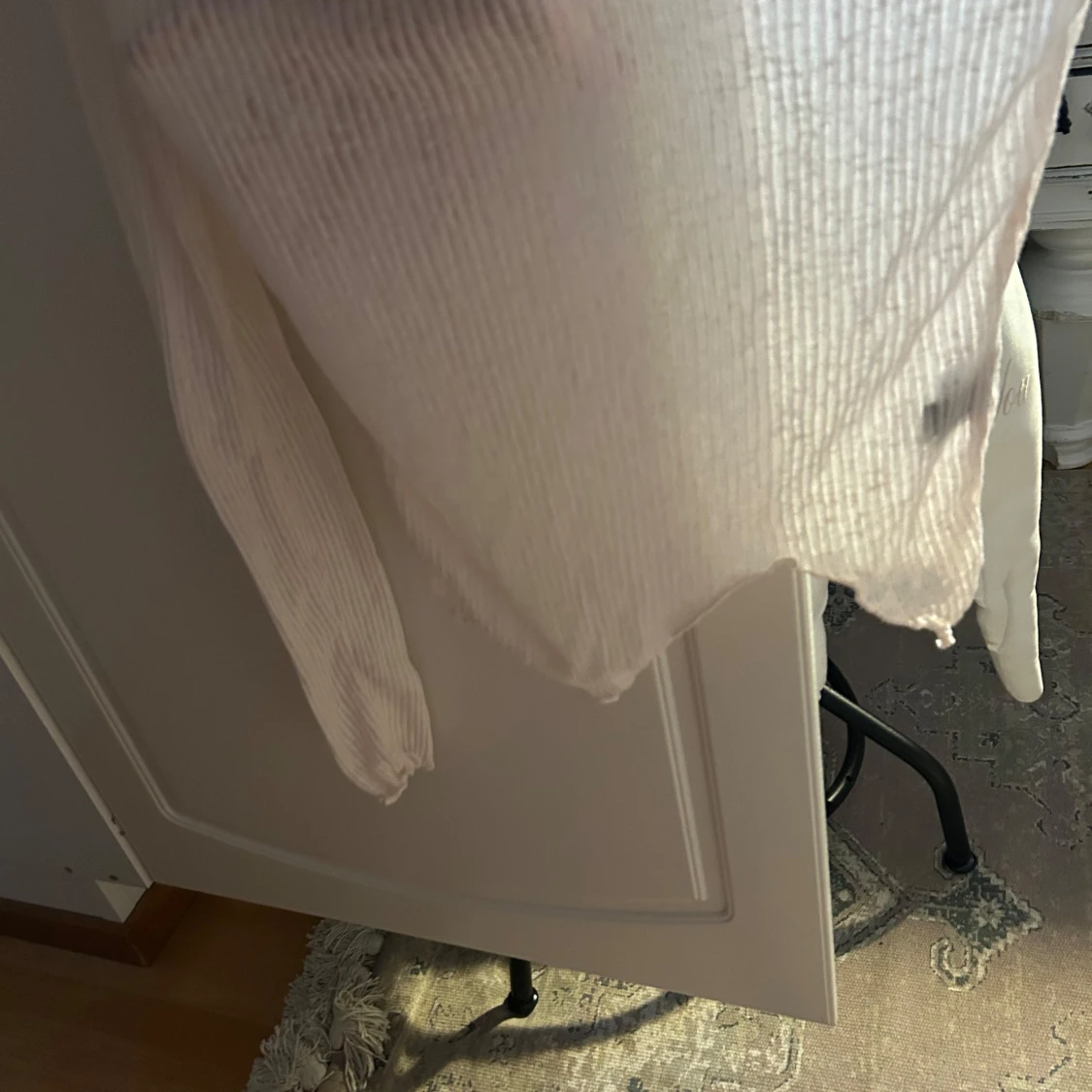 Vit see through topp - 2